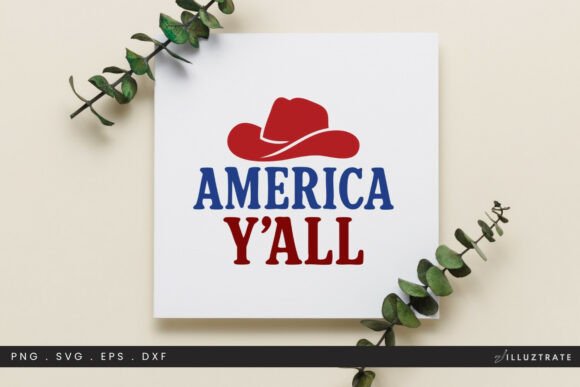 America Y’all SVG Clipart