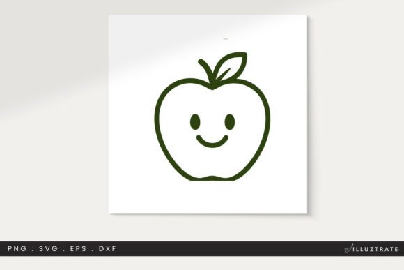 Apple SVG Cut File Clipart PNG
