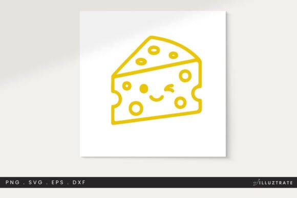 Cheese SVG Cut File Clipart PNG