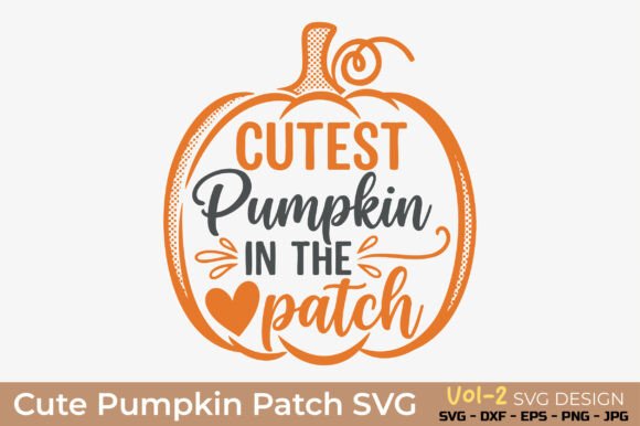 Cute Pumpkin Patch SVG Vol-2