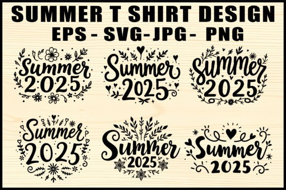 Hello Summer Vector T-Shirt Pack