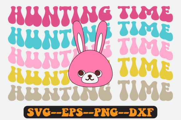 Hunting Time Quote Retro Svg Design