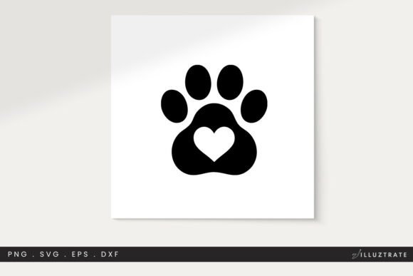 Paw Heart SVG Clipart Review