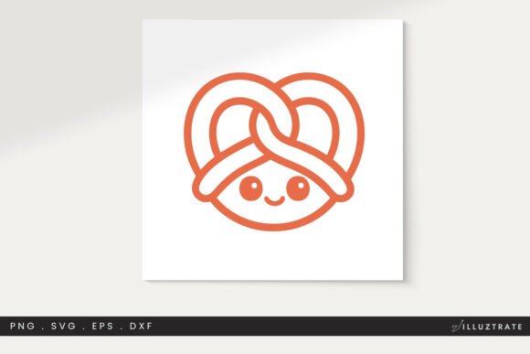 Pretzel SVG Cut File Clipart PNG