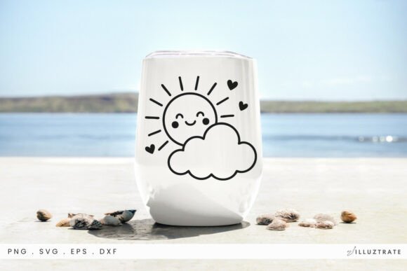 Sun and Cloud SVG Clipart Review