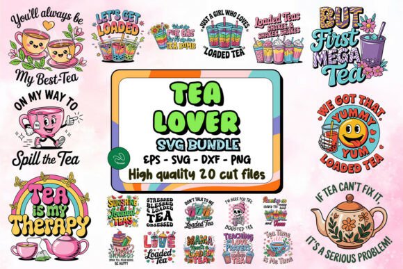 Tea Lover SVG Bundle Review