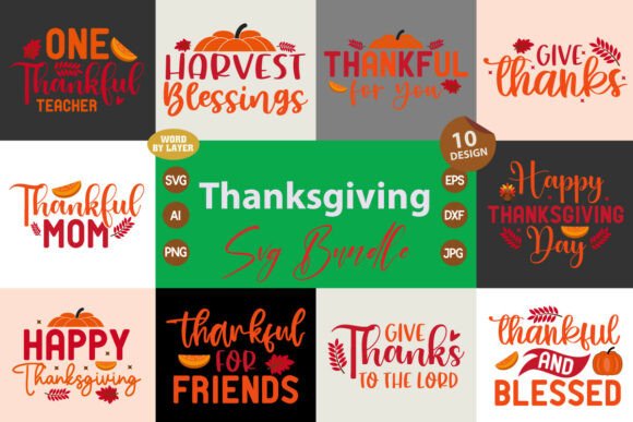 Thanksgiving SVG Bundle Vol. 2.1