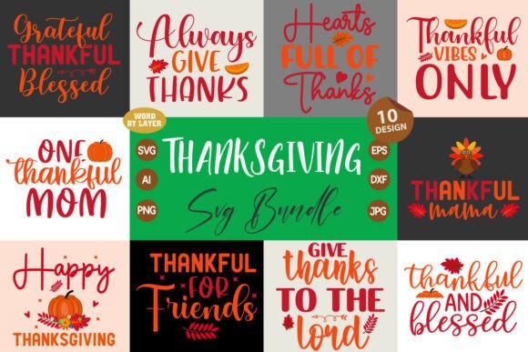 Thanksgiving SVG Bundle Vol. 3.1