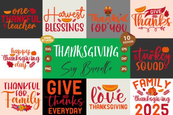 Thanksgiving SVG Bundle Vol. 3.2
