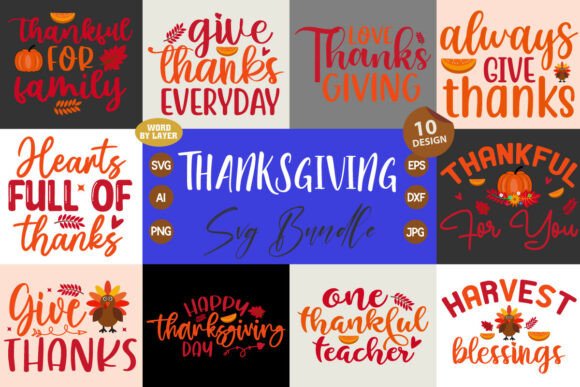 Thanksgiving SVG Bundle Vol. 4.1