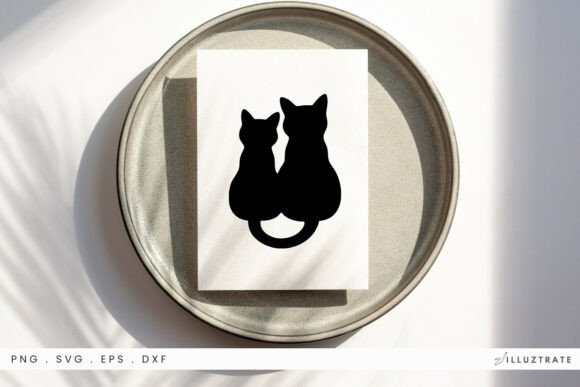 Two Cats SVG Clipart Review